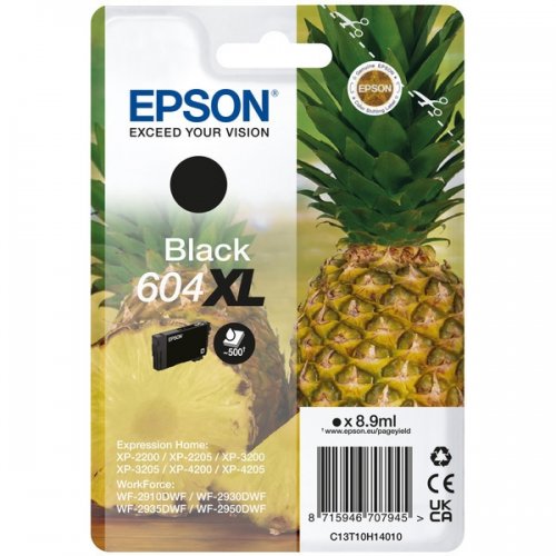 Epson 604XL - cartouche jet d'encre authentique C13T10H14010 - Black