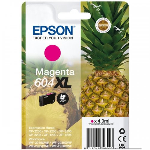 C13T10H34010.jpg Epson 604XL - cartouche jet d'encre authentique C13T10H34010 - Magenta