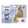 Epson T2616 - Pack x 4 jet d'encre authentique C13T26164010 - Black Cyan Magenta Yellow