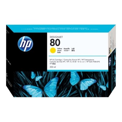 Hp 80XL - cartouche d'encre authentique C4848A - Yellow