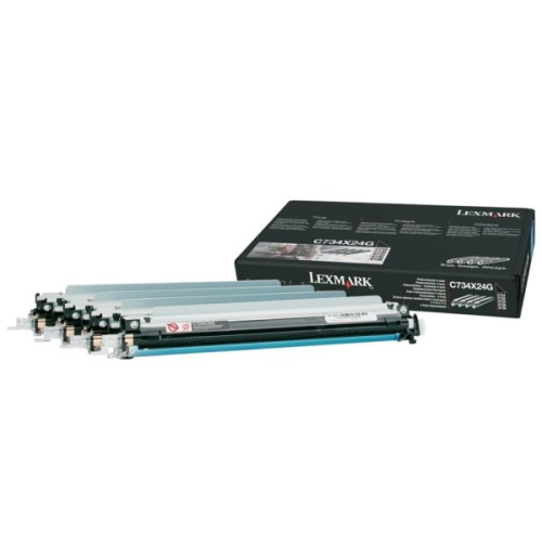 Lexmark 734 - Tambour authentique C734X24G - Black Cyan Magenta Yellow