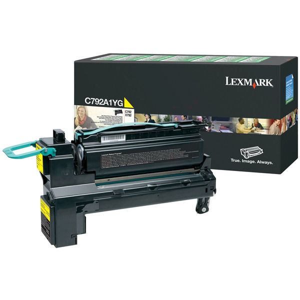 Lexmark 792 - Toner authentique C792A1YG - Yellow