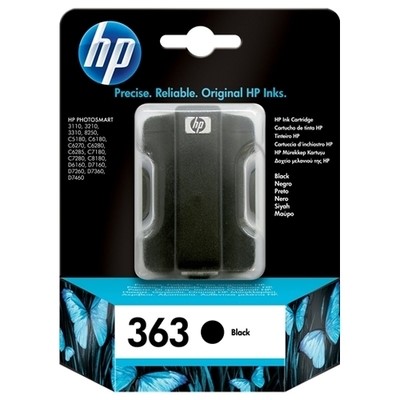 Hp 363 - cartouche jet d'encre authentique C8721EE - Black