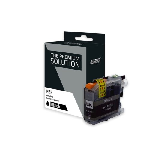 Cartouche d'encre Noir compatible B121/B123 (LC121/LC123 B)