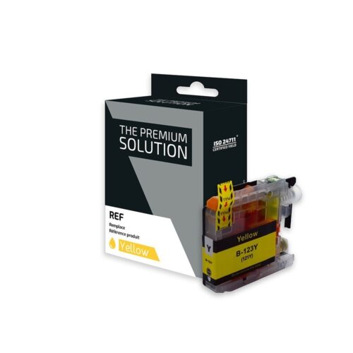 Cartouche d'encre Jaune compatible B121/B123 (LC121/LC123 Y)