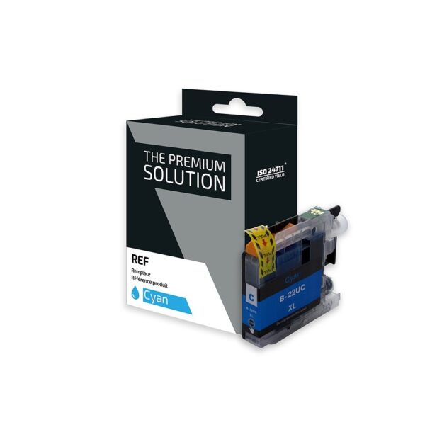 C8B22UC.jpg Brother B22UC Cartouche compatible avec LC22UC - Cyan