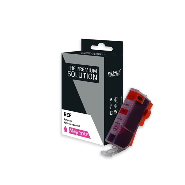 Canon C526M Cartouche compatible avec CLI-526M, 4542B001 - Magenta