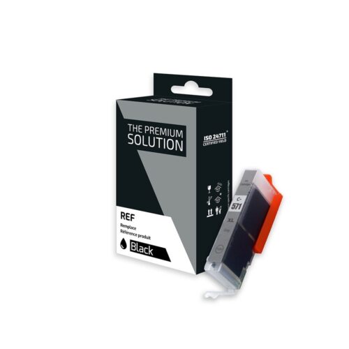 C8C571XLGY Cartouche d'encre Gris compatible C570/C571 (CLI-571 GYXL)