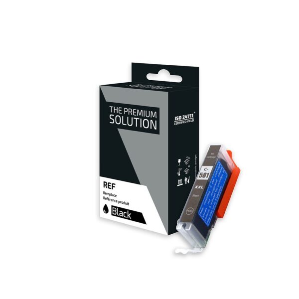 Cartouche d'encre Noir compatible C580XXL/C581XXL (581BKXXL)