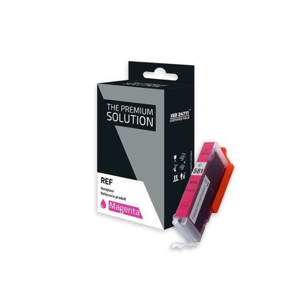 Cartouche d'encre Magenta compatible C580XXL/C581XXL (581MXXL)