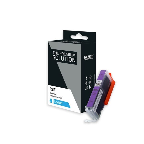 Cartouche d'encre Photo Bleu compatible C580XXL/C581XXL (581PBXXL)