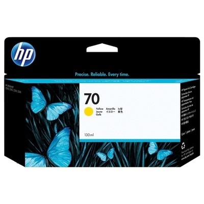 Hp 70 - cartouche jet d'encre authentique C9454A - Yellow