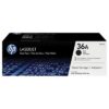 Hp 36A - Pack x 2 Toner authentique CB436AD - Black