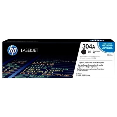 Hp 304A - Toner authentique CC530A, 304A - Black