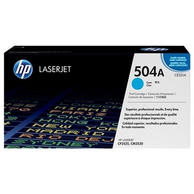 Hp CE251A - Toner authentique CE251A - Cyan