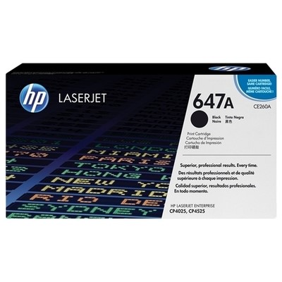 Hp 647A - Toner authentique CE260A, 647A - Black