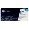 Hp 650A - Toner authentique CE271A, 650A - Cyan