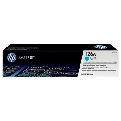Hp 126A - Toner authentique CE311A - Cyan
