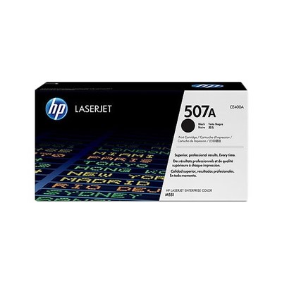 Hp 507A - Toner authentique CE400A, 507A - Black