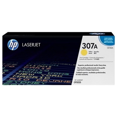 CE742A.jpg Hp 307A - Toner authentique CE742A, 307A - Yellow