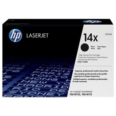 Hp 14X - Toner authentique CF214X, 14X - Black