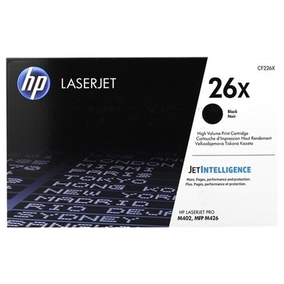 Hp 26X - Toner authentique CF226X, 26X - Black