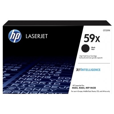 Hp 59X - Toner authentique CF259X, 59X - Black
