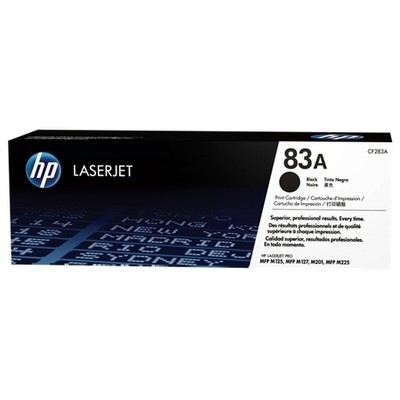 Hp 83A - Toner authentique CF283A, 83A - Black