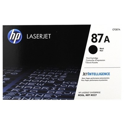 Hp 87A - Toner authentique CF287A, 87A - Black