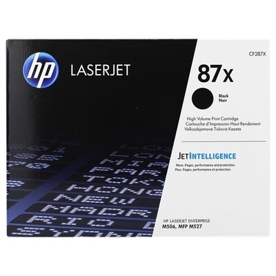 Hp 87X - Toner authentique CF287X, 87X - Black