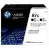 CF287XD.jpg Hp 87X - Pack x 2 Toner authentique CF287XD, 87X - Black
