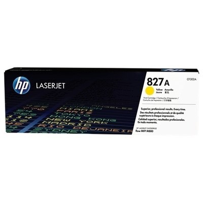 Hp 827A - Toner authentique CF302A, 827A - Yellow