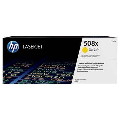 Hp 508X - Toner authentique CF362X, 508X - Yellow