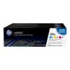 Hp 125A - Pack x 3 Toner authentique CF373AM, 125A - Cyan Magenta Yellow