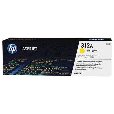 Hp 312AY - Toner authentique CF382A, 312A - Yellow