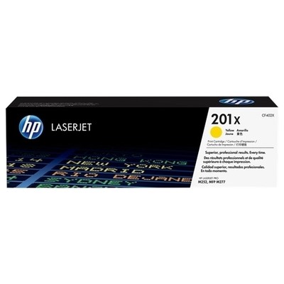 Hp 201X - Toner authentique CF402X, 201X - Yellow