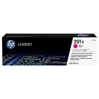 Hp 201X - Toner authentique CF403X, 201X - Magenta