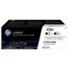 Hp 410X - Pack x 2 Toner authentique CF410XD - Black