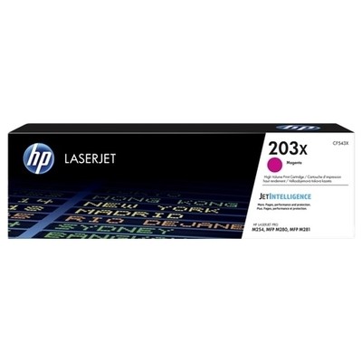 Hp 203X - Toner authentique CF543X, 203X - Magenta