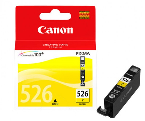 CLI526Y.jpg Canon C526Y Cartouche authentique CLI-526Y, 4543B001 - Jaune