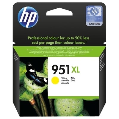 Hp 951XL - cartouche jet d'encre authentique CN048AE - Yellow