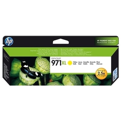 Hp 971XL - cartouche jet d'encre authentique CN628AE - Yellow