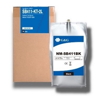 Mimaki M411M - cartouche d'encre compatible avec  SB411-MT-2L - Magenta