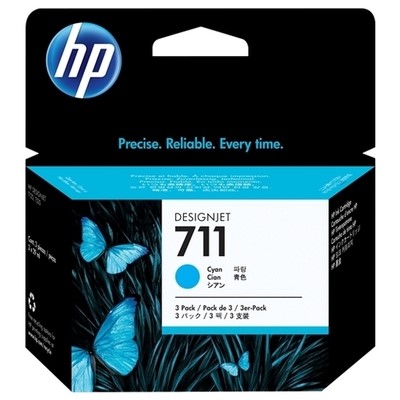 CZ134A.jpg Hp 711 - Pack x 3 jet d'encre authentique CZ134A - Cyan