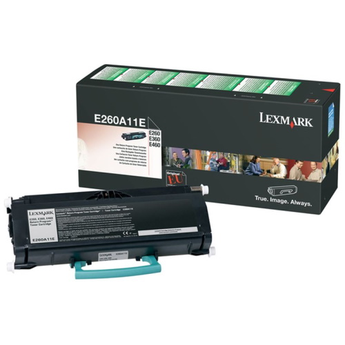 Lexmark E260 - Toner authentique E260A11E, E260A21E - Black