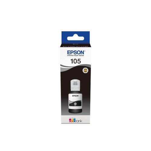 EP-U105.jpg Epson 105 - Recharge d'encre authentique C13T00Q140, T105 - Black