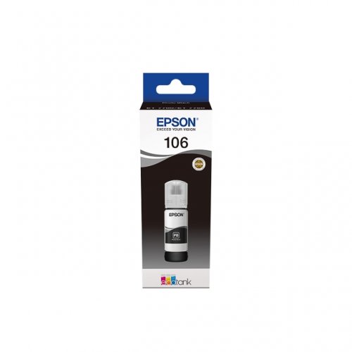 EP-U106B.jpg Epson 106 - Recharge d'encre authentique C13T00R140, T106 - Photo Black