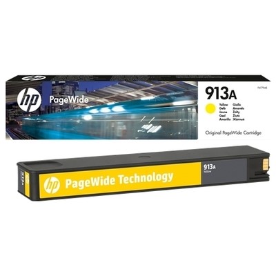 Hp 913 - cartouche jet d'encre authentique F6T79AE - Yellow