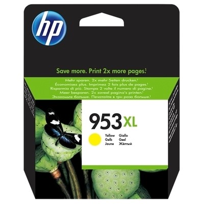 Hp 953XL - cartouche jet d'encre authentique F6U18AE - Yellow