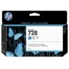 Hp 728 - cartouche d'encre authentique F9J67A - Cyan